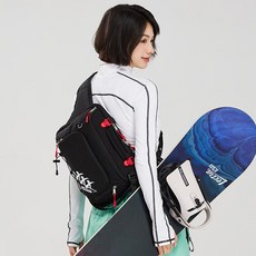 스노우보드 백팩 스키 가방 수납 장비 방수 배낭 부츠, 1개, 1. 블랙