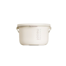 meoof 真空燥燥桶 30L 分層真空 飼料桶 真空桶 除濕桶, 米色, 1個, 6L