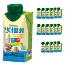 파스퇴르 킨더밀쉬, 200ml, 18개