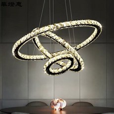 華燈惠 奢華水晶吊燈 LED吊燈 客廳燈 水晶燈 圓環水晶吊燈