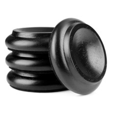 피아노 캐스터 컵 가구 패드 업라이트 나무 컵받침 바닥 보호 프로텍터 (블랙 4), Black