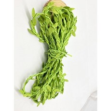 라탄공예 수공예 라탄 실 키트 바구니 천연 황마 꼬기 삼베, 초록, 1개