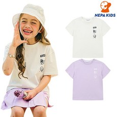 네파키즈 NEPA KIDS 여아 라니 크롭 반소매 티셔츠 KJ45337