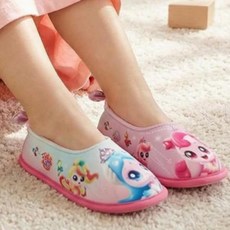 초등 어린이 여아 프린세스 캐치 티니 핑 캐릭터 미끄럼방지 덧신 실내화