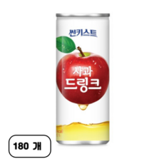 해태음료 썬키스트 사과 드링크, 240ml, 180개