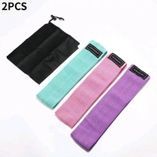 3-in-1 저항 밴드 탄력 스쿼트 공용 부트 장비 벨트 피트니스 다리 스트랩 남녀 운동 엉덩이, 2Pcs3 in 1, 1개