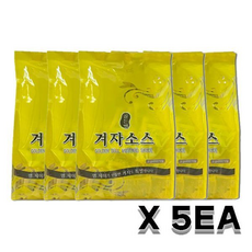 엠제이 골든벨 겨자소스 (x), 5개, 3g
