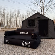 星火 SPARK AIR AIR 01 彈絲充氣沙發, 黑色, 1個