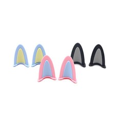 실비아몰 오토바이헬멧장식 고양이귀 튼튼한헬멧, 블루