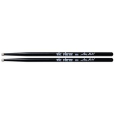 Vic Firth Heritage 브러쉬 고무 손잡이, 블랙 - 나일론 팁