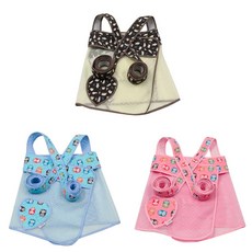 나와니 스_ 여름용 X자 캐리어형 망사포대기 5부, 열심아빠 부엉이블루