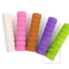 폭신한 문고리 커버 스펀지 일자형 손잡이 일자형문고리, 퍼플