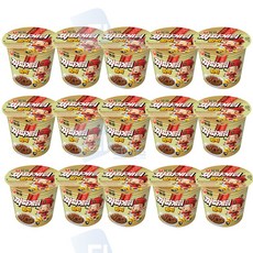 농심 짜파게티범벅 70g 컵라면 미니컵 짜장라면, 15개
