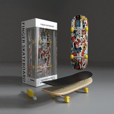 DIY 핑거 스케이트보드 / 미니 손가락 베어링 보드 Fingerboard skateboard, 99mm x 29mm (드라이브 포함), G, 1개