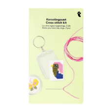 플라잉타이거 코펜하겐 크로스 스티치 세트 DIY 십자수 키링 만들기 취미 유로커머스, 혼합, 1세트