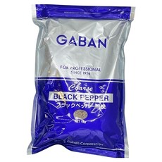 GABAN 專業級黑胡椒粗粒包, 1個, 1kg
