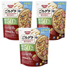닛신 고로그라 호화 과실 당질 50% 오프, 300g, 3개