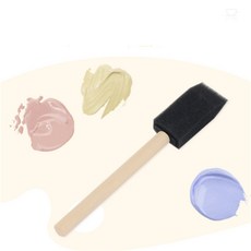 윤스스토어 스폰지 붓 2.5cm 미술도구붓