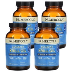 닥터 머콜라 안타틱 크릴 오일 Dr. Mercola Antarctic Krill Oil 90정, 4개