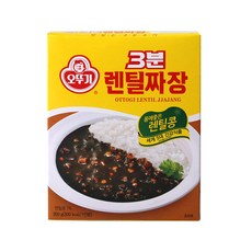 오뚜기3분 렌틸콩짜장, 200g, 1개