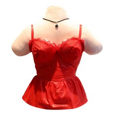 ah 등받이쿠션 등받이 섹시쿠션 봉제인형 포옹베개, 레드 나시 DX