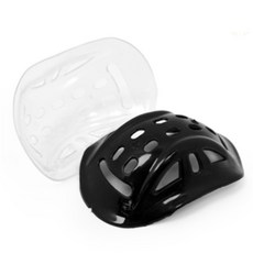 살림리빙 헬멧 턱받침 턱패드 헬멧악세사리 부상방지, 투명