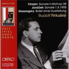 [CD] Rudolf Firkusny 쇼팽: 소나타 3번 / 야나체크: 소나타 1번 / 무소로그스키: 전람회의 그림 (Chopin: Piano Sonata ...