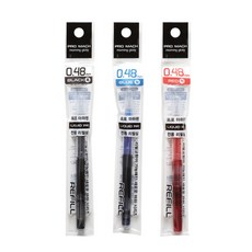 모닝글로리 프로마하펜 700 리필심 0.48mm, 3개, 블랙