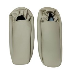 Lizixny F150F03용 가죽 시트 팔걸이 커버 교체품 2개 포드 F250 F350 익스커션 라리엇 99-07 탠 230451 8673295248