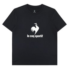 [르꼬끄-] 르꼬끄 유니 기능성 그래픽 반팔티셔츠 QR123ERS11BLK