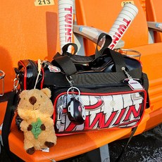 아임아임 야구직관 가방 라지/스몰 덕질/패션/콘서트/응원/보스턴백/크로스백, 1개, 블랙