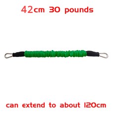 30 42 65 80cm 두꺼운 라텍스 체육관 고무 끌어 오기 밧줄 저항 밴드 피트니스 훈련 트레이너 태권도 킥 가능, [06] 42cm 30lbs