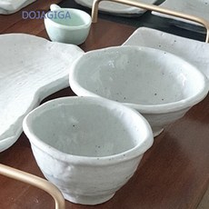 도자기가 이천 도자기그릇 공기대접 수공예밥그릇국그릇, 유유, 공기