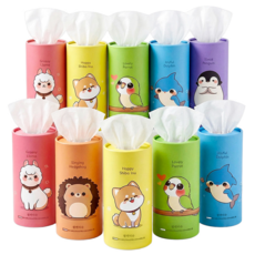 비라잇 팝캔티슈 휴대용 차량용 미니 각티슈 휴지, 1세트, 10개입