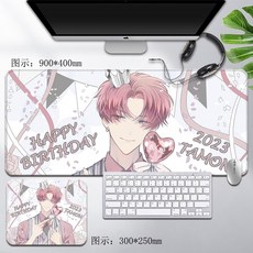 타몬군 지금 어느 쪽 동인 마우스 패드 키보드 장패드 두께 3mm, 300x250mm, R, 1개