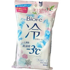 Biore 蜜妮 涼感濕巾, 1個, 清新花香20片(8692)
