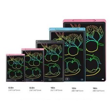 [벨베이비] 유아용 드로잉패드 전자칠판 LCD, 6.5인치, 핑크