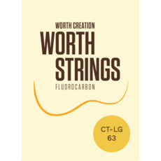 Worth 워스 우쿨렐레 카본 스트링 현 세트, CTLG, 1개