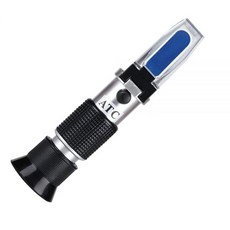 당도계 Brix 0~90% 휴대용 굴절계 SANWA 핸디 타입 당도계 ATC 온도 자동 보정 가정용 0~90% 당도 측정기 요리 잼 말토스 포도당 등 자유 연구에 건강 관리에, Brix0~90%