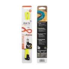 Nite IZE Gear 타이 Loopable 오리지널 재사용 가능한 고무 트위스트 타이 튼튼한 통합 루프 61cm(24인치) 네온 옐로우 2팩 미국 제조_17803, 새 포장_178038, 24 Inch