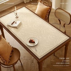 300 5000 식탁상판매트 상판 식탁패드 테이블, 1개, 70x70cm, 플로럴 바인