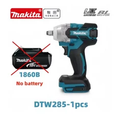 [호환]마키타 18V 6.0Ah 배터리 리튬 이온 충전식 6000mAh 교체용 BL1860, 09 1pus DTW285