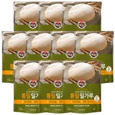 (실온)[백설]통밀밀가루1kg, 1kg, 10개
