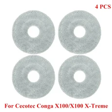 대용량 먼지 봉투 HEPA 필터 천 패드 진공 청소기 예비 부품 Cecotec Conga X100/X100 X-Treme 로봇, 08 7