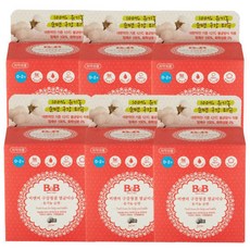 비앤비 구강청결 멸균티슈 30매 x 6팩 아기 물티슈, 6개