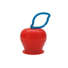 美國Grapple 小蘋果玩具吸盤(不含玩具) 三爪玩具俏吸盤 固齒器 餐桌吸盤 LAVIDA官方直營, 1個, 紅蘋果(單顆)