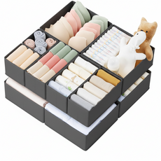 베스트비비 프리미엄 속옷 양말 정리함, 다크그레이