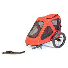 반려견자전거 트레일러 카트 노견 88lbs 애견자전거트레일러 간편한 외출, 창고 정리 이륜 트레일러., 1개