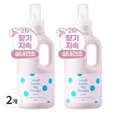 소소이지 이지 섬유유연제 플로럴 머스크, 2개, 1L