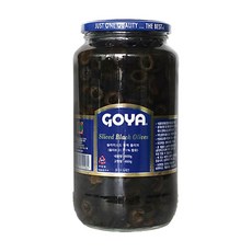 고야 슬라이스드 블랙 올리브, 900g, 1개